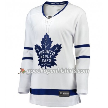 Toronto Maple Leafs Blank Adidas Wit Authentic Shirt - Dames